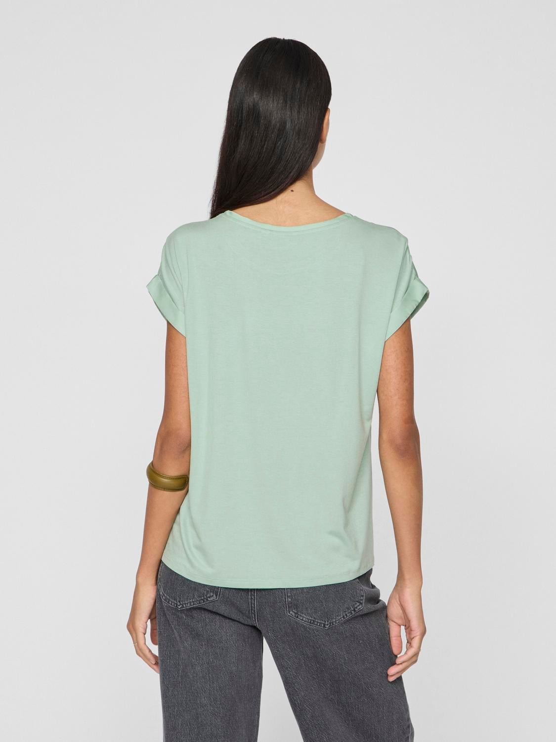 VIELLETTE Top - Silt Green - VERO MODA & VILA Bergvik